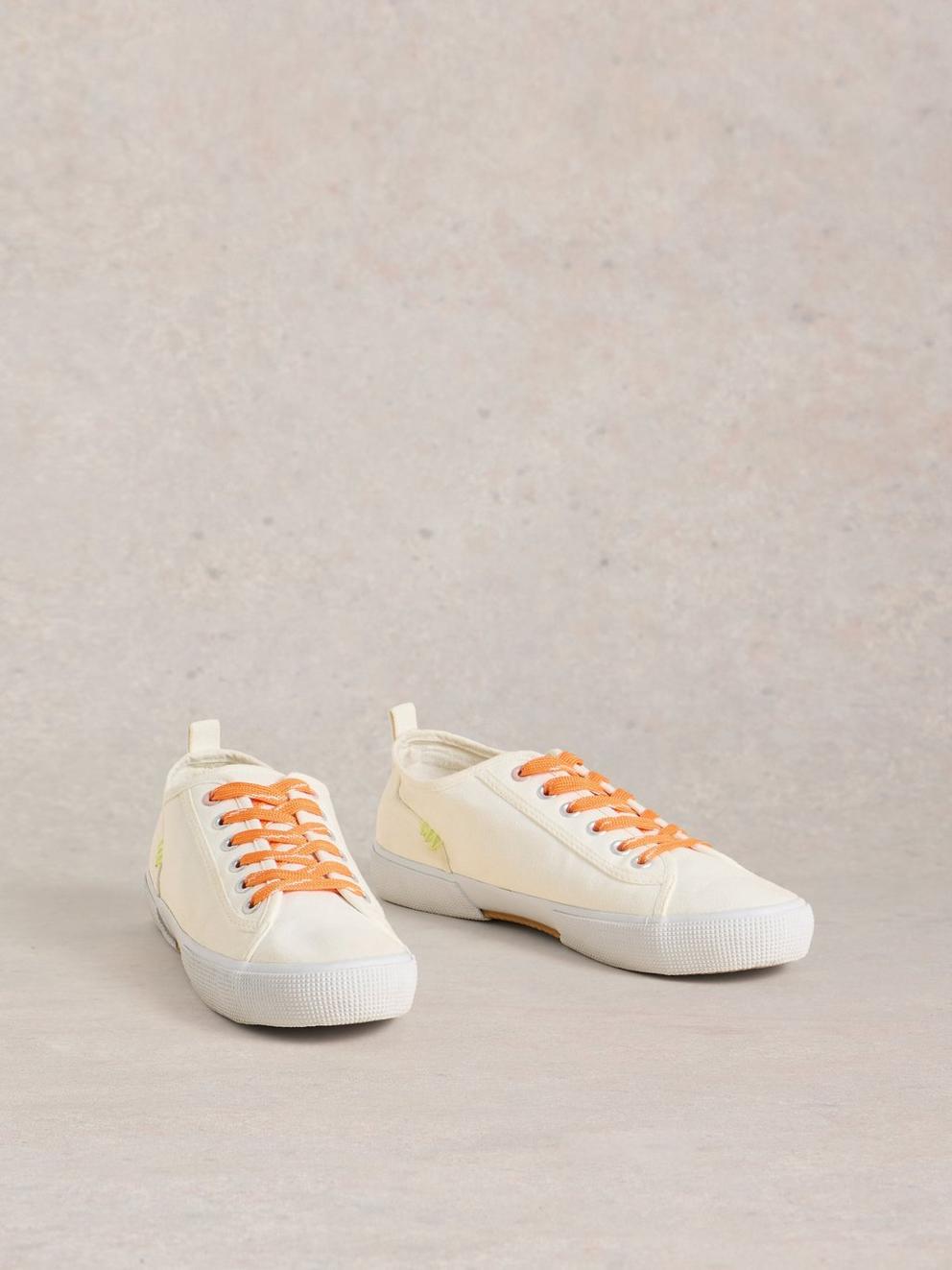 Lace Up Pippa Canvas Trainer