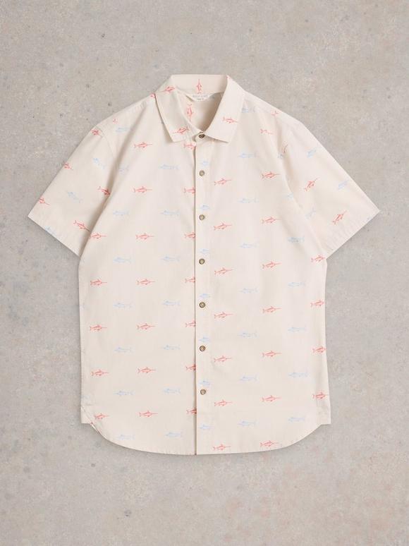 Finsbury Fish Printed Shirt