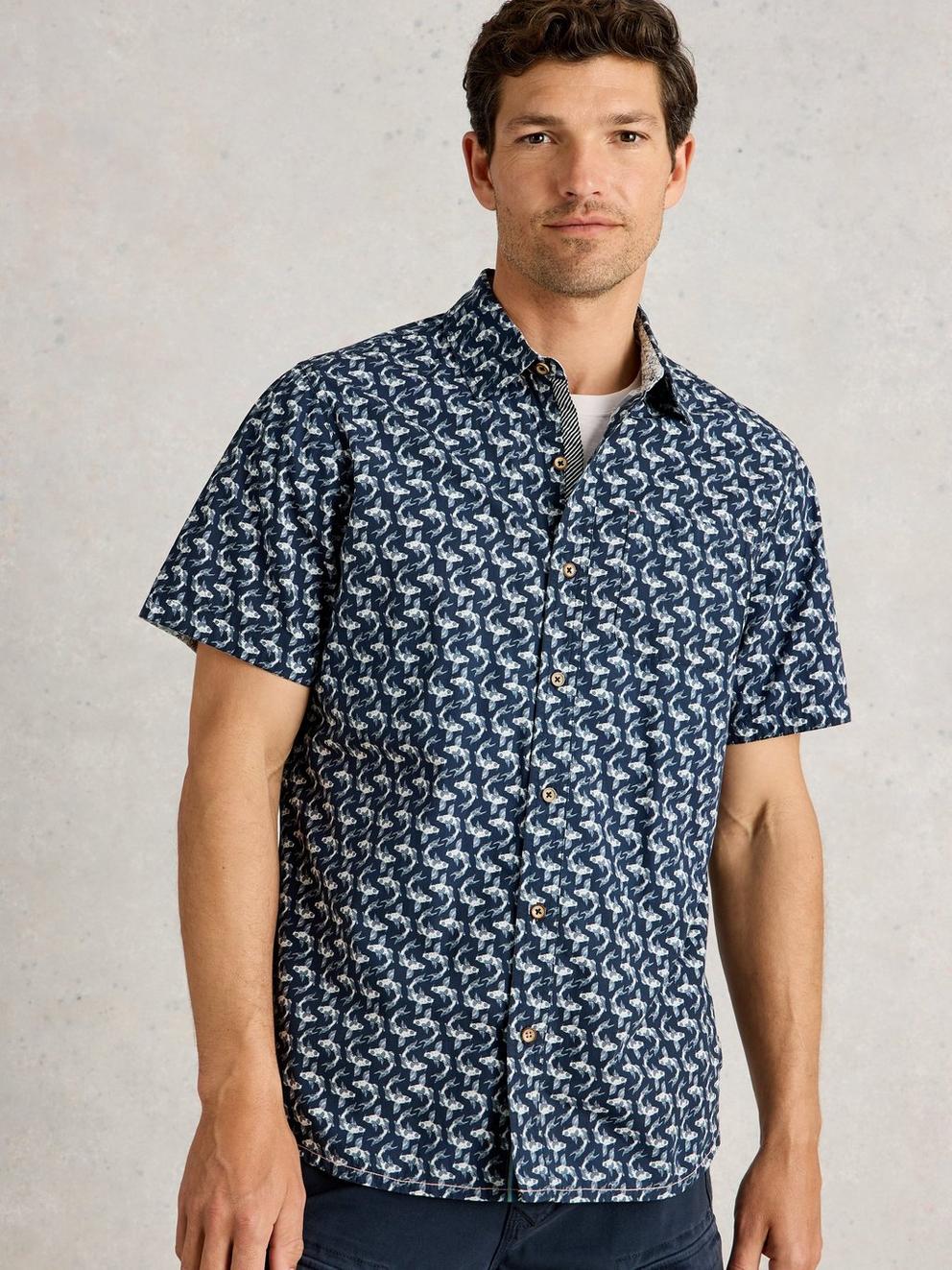 Finsbury Koi Printed Shirt