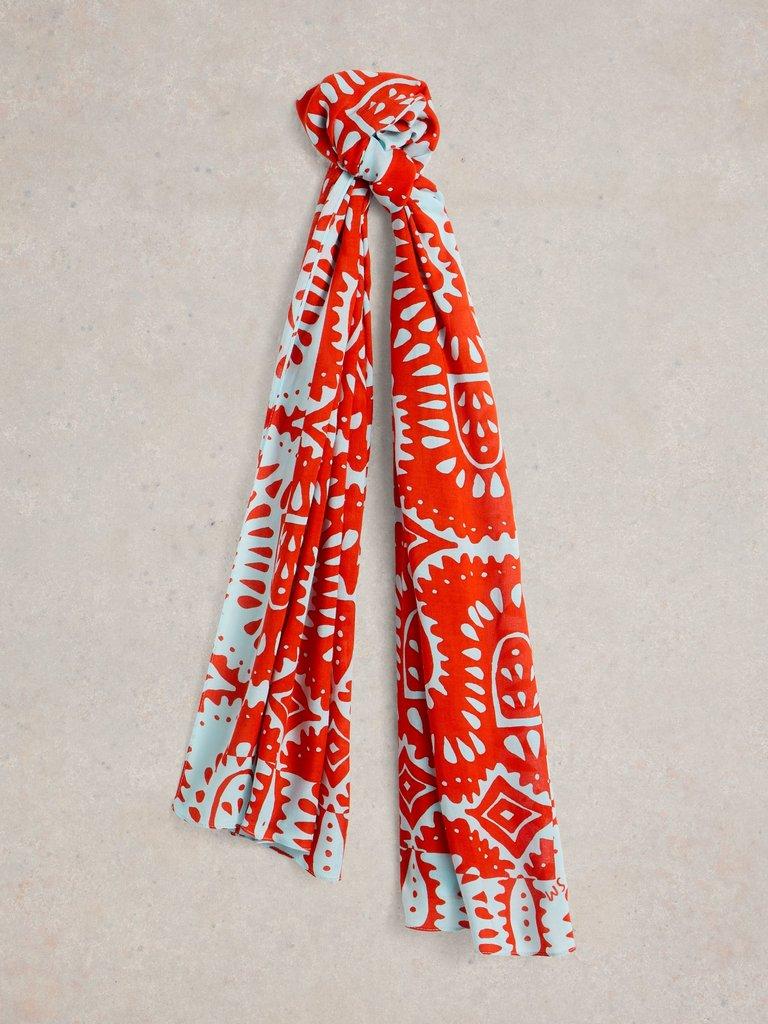Heart Fairisle Scarf in GREY MULTI | White Stuff