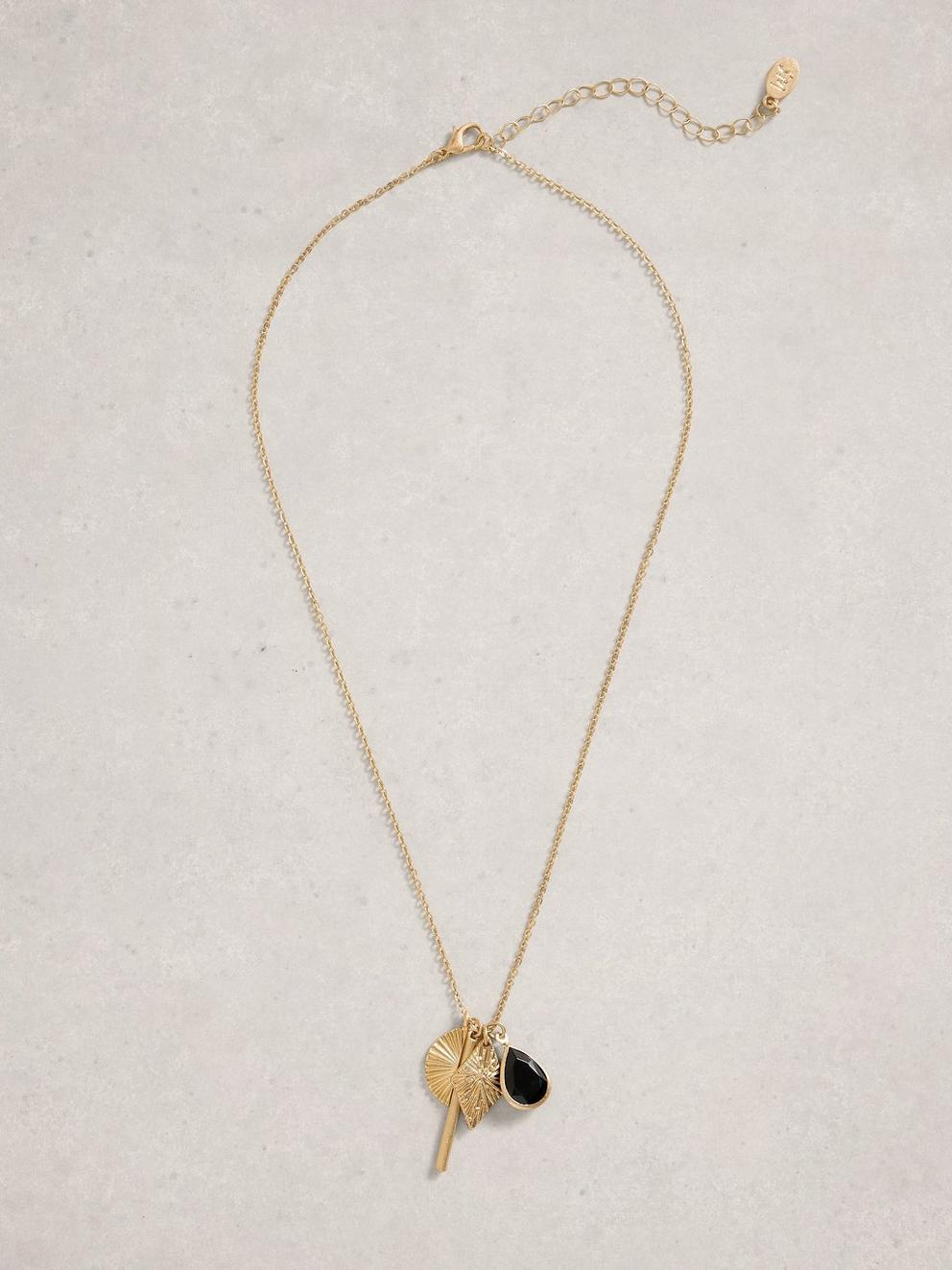 Multi Cluster Necklace