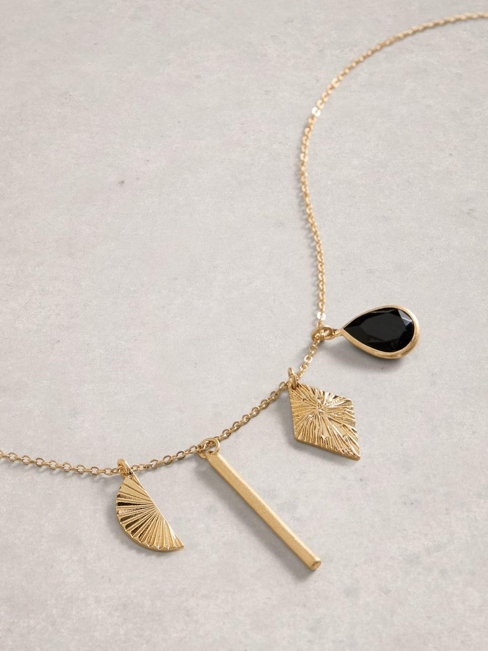 Multi Cluster Necklace