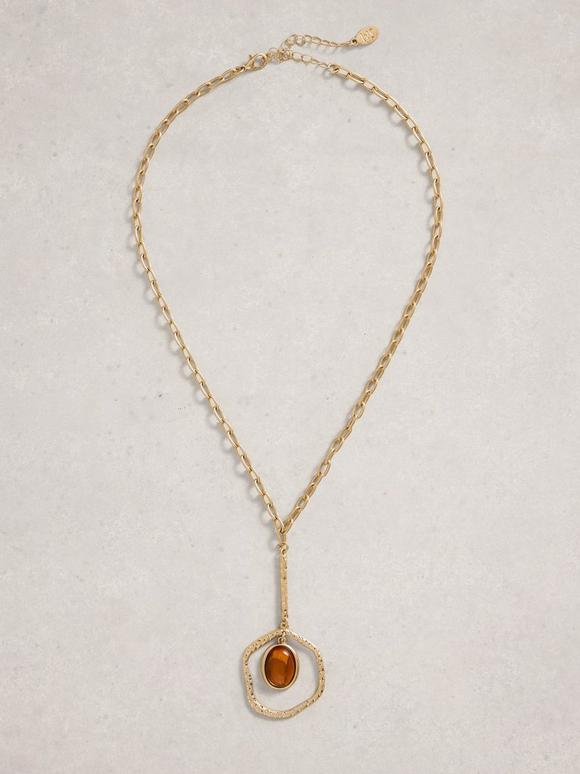 Bella Stone Pendant Necklace