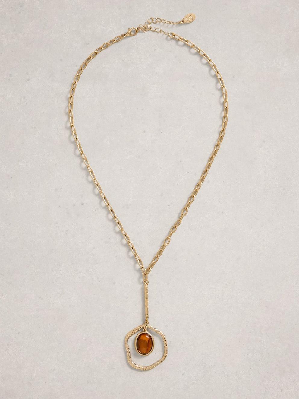 Bella Stone Pendant Necklace