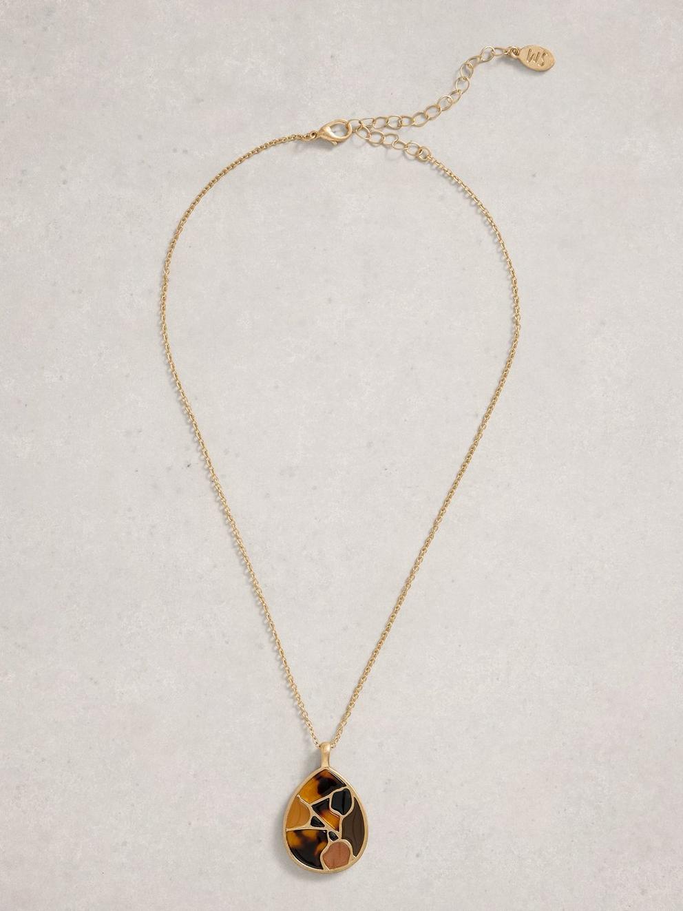 Tile Drop Necklace Mosaic
