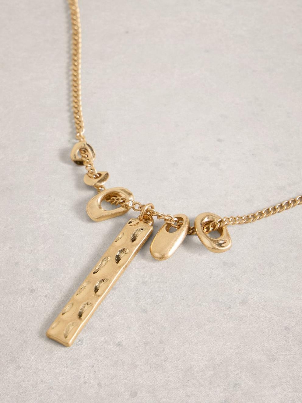 Multi Charm Cluster Necklace
