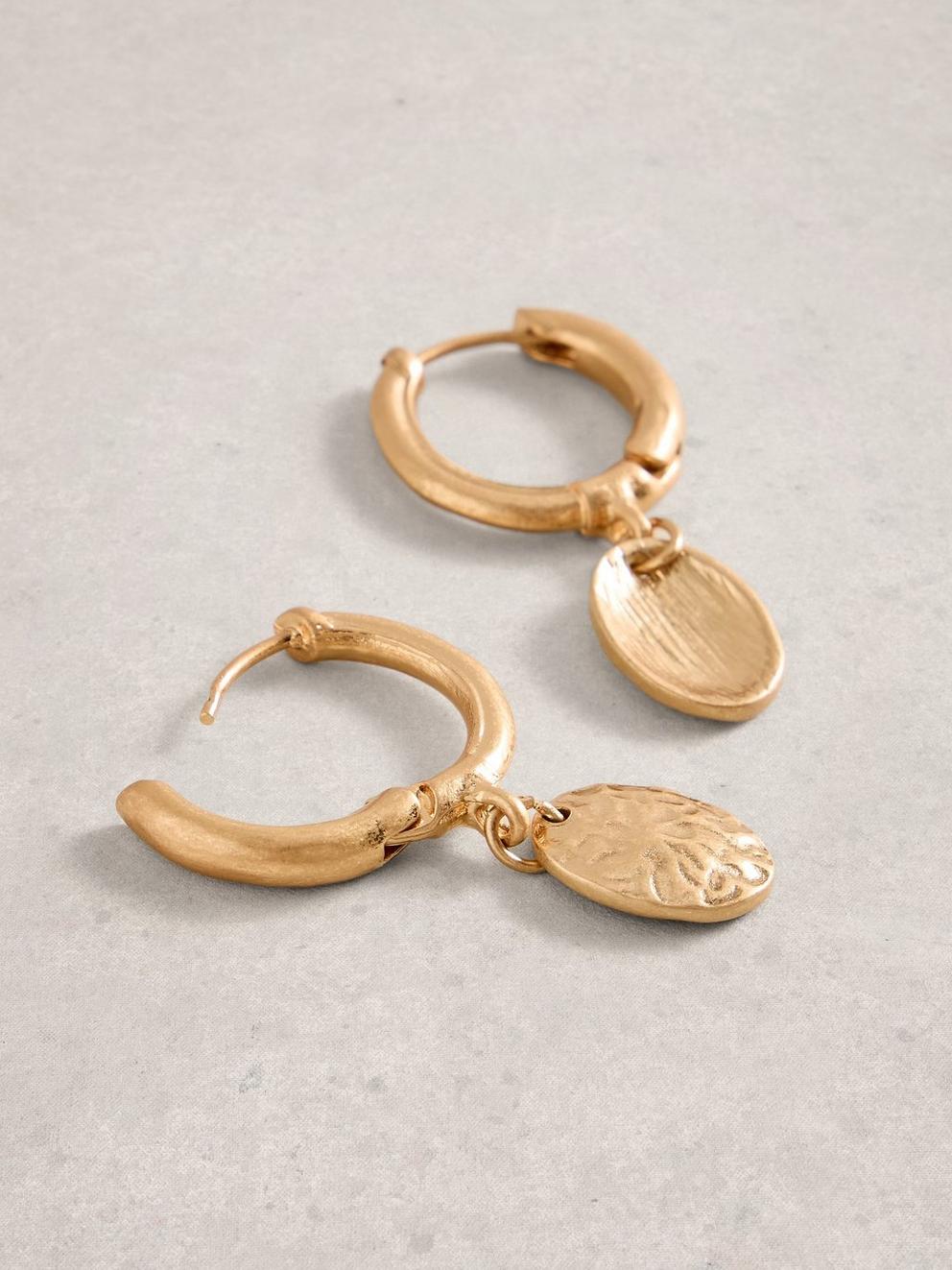 Pendent Hoop Drop Earring