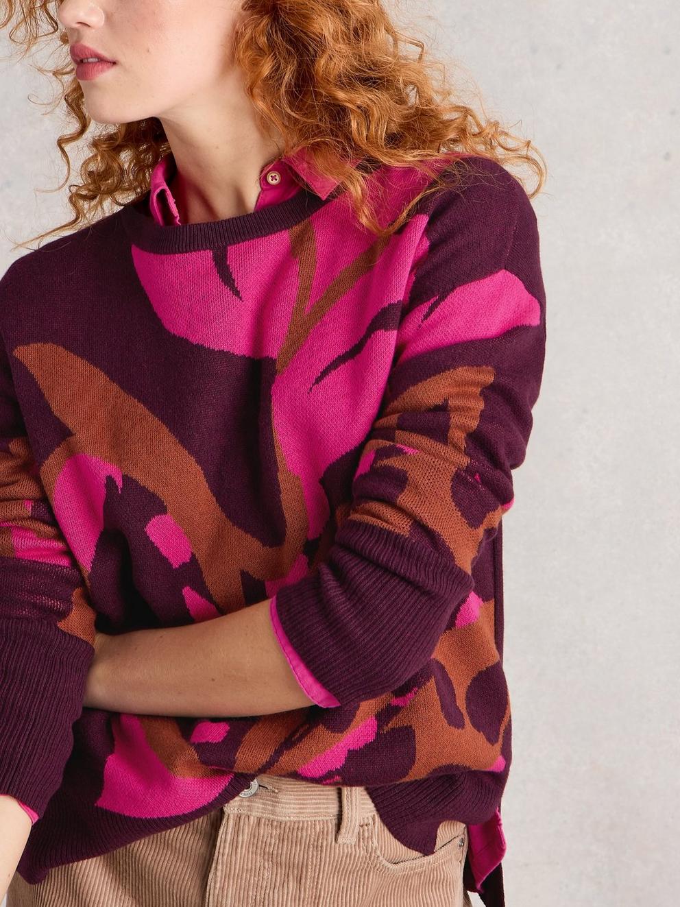 OLIVE LONG SLEEVE CREW NECK JUMPER