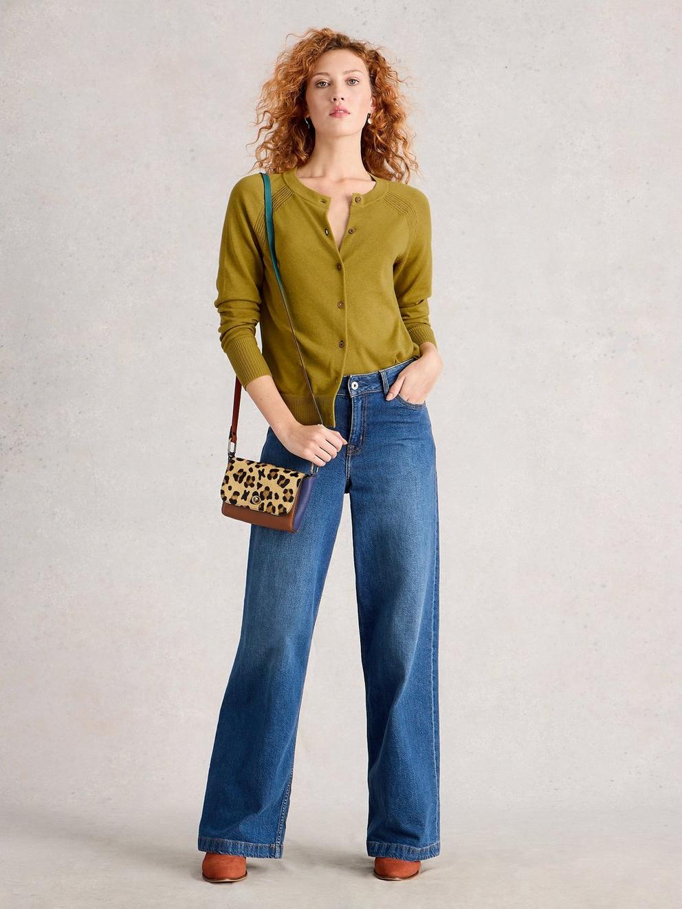 LULU CREW NECK LONG SLEEVE CARDI