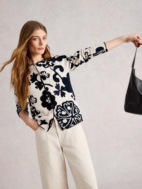 LULU PRINT CARDI