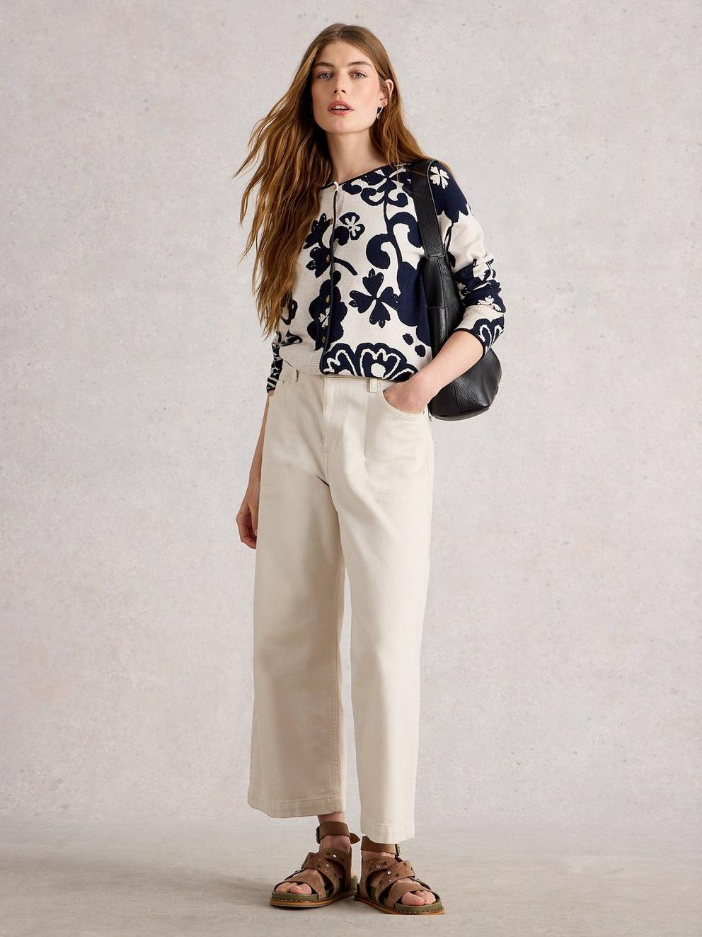 LULU PRINT CARDI