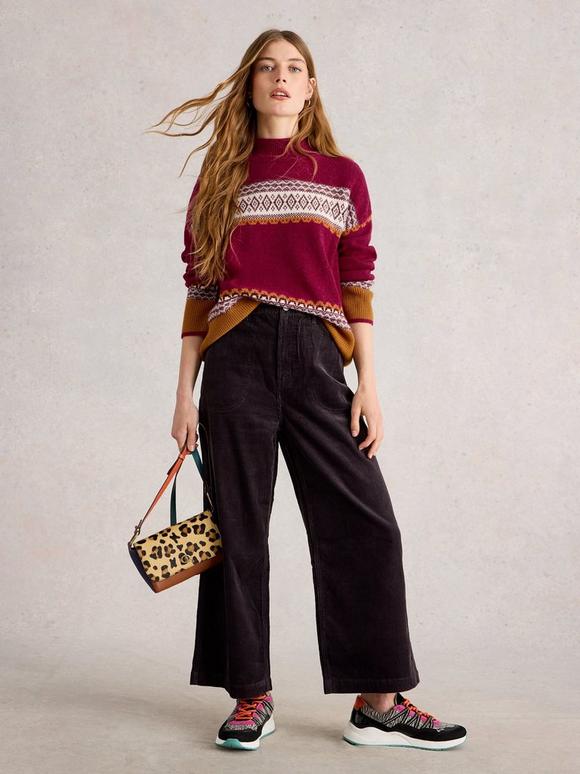 MILLIE FAIRISLE WOOL BLEND JUMPER