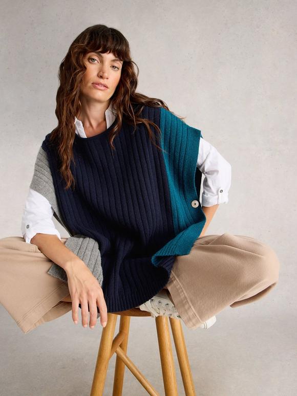 Ava Knitted Poncho