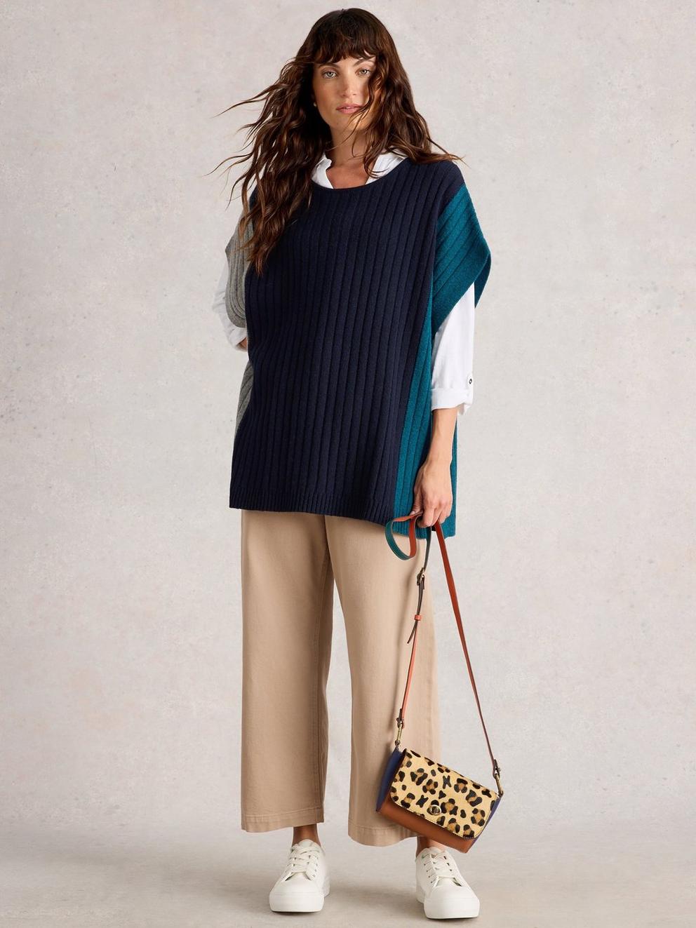 Ava Knitted Poncho