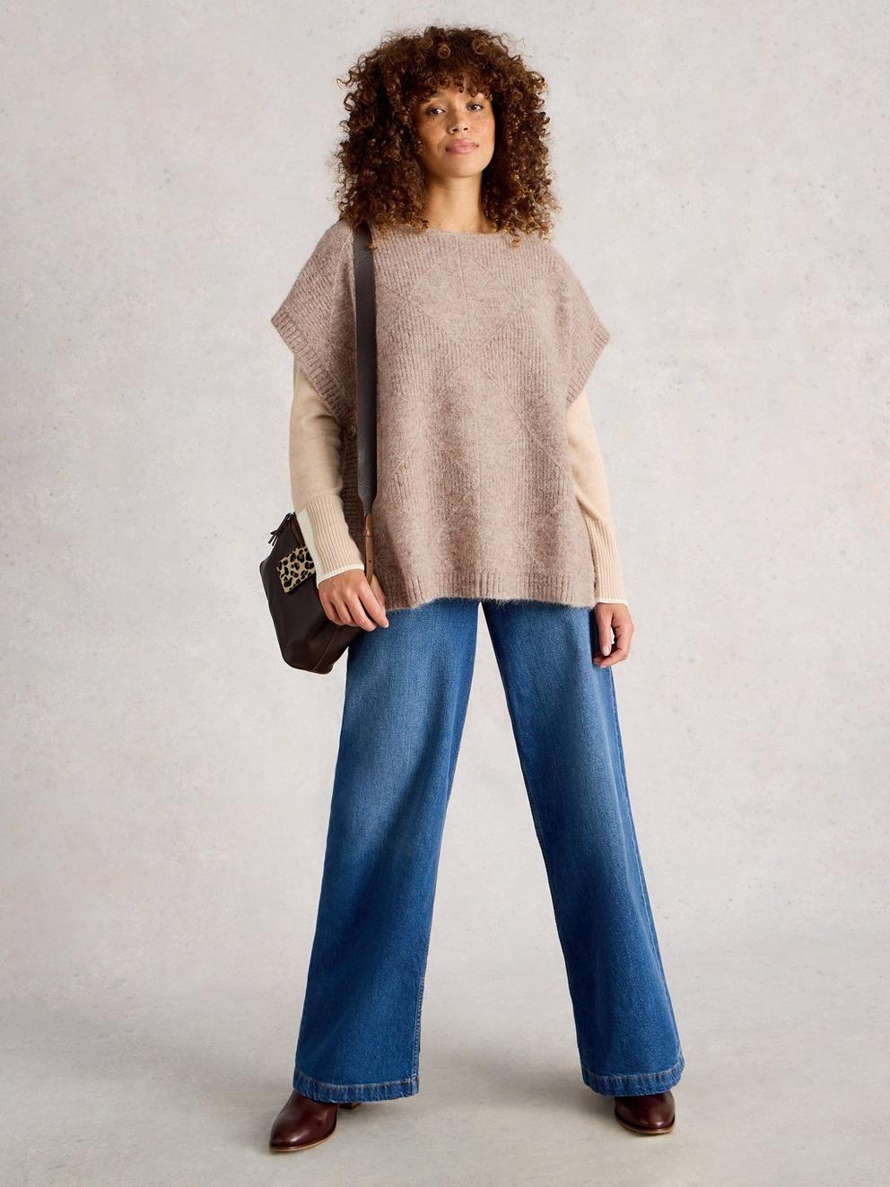 Diamond Stitch Poncho