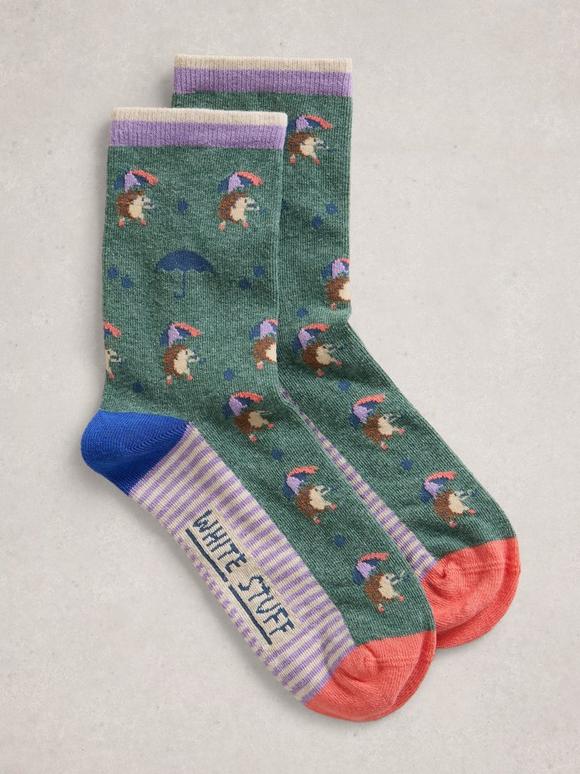 Novelty Stripe Ankle Sock