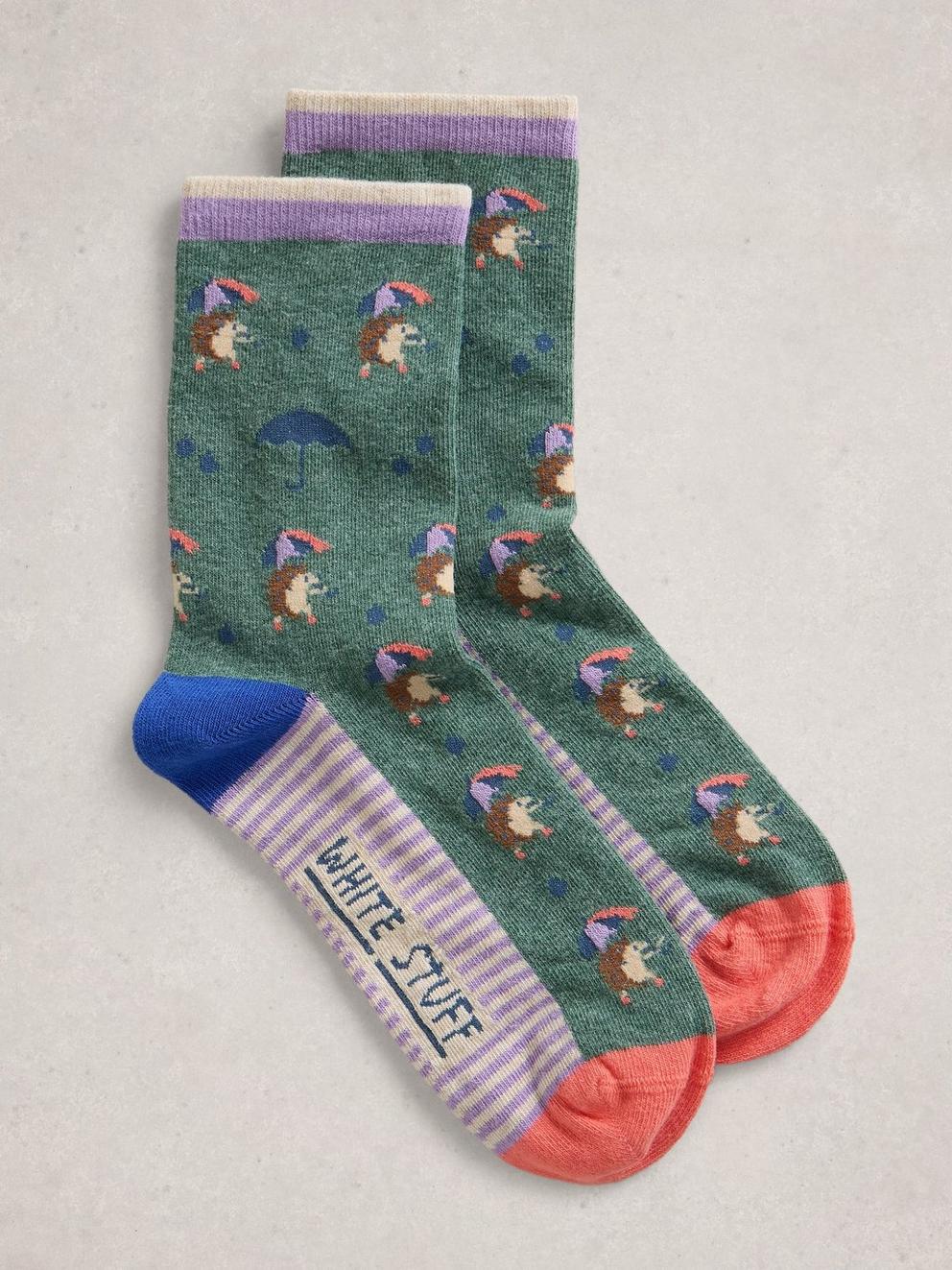 Novelty Stripe Ankle Sock