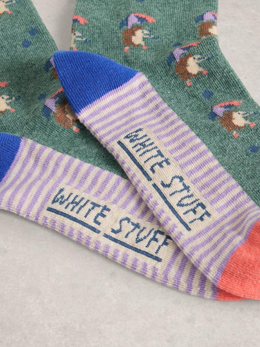 Novelty Stripe Ankle Sock