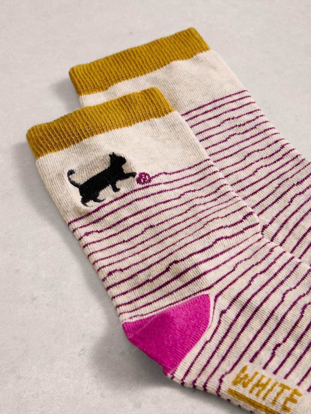 Embroidered Ankle Sock