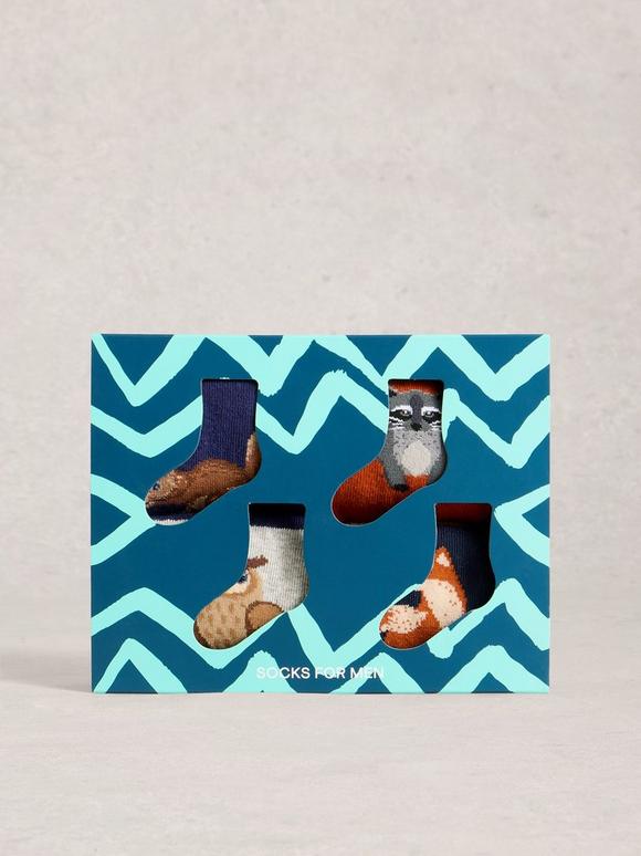 4PK Woodland Ankle Socks