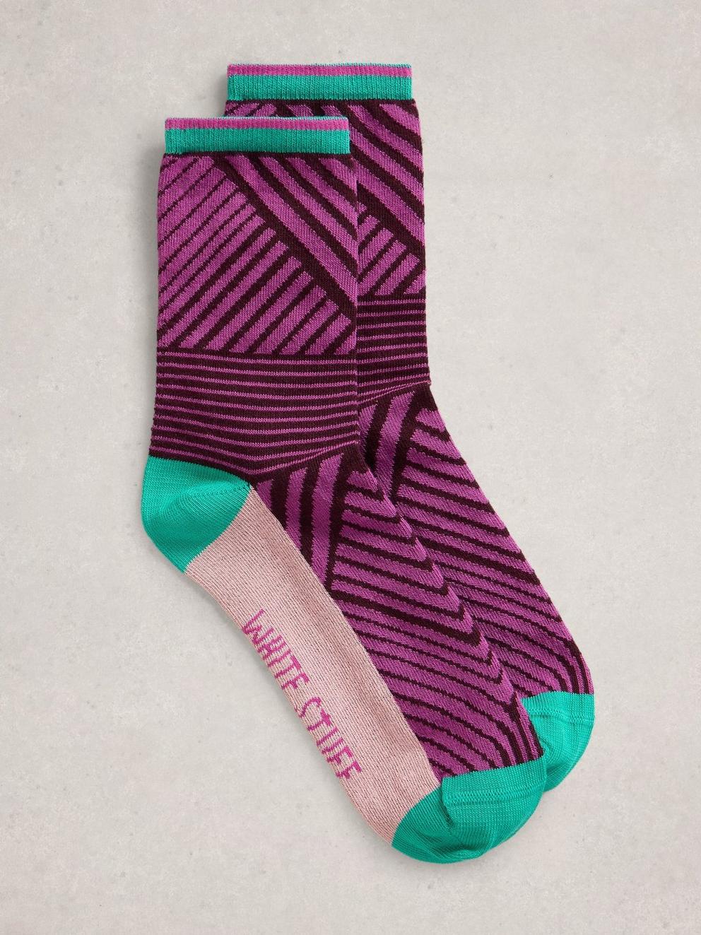 Pattern Ankle Sock