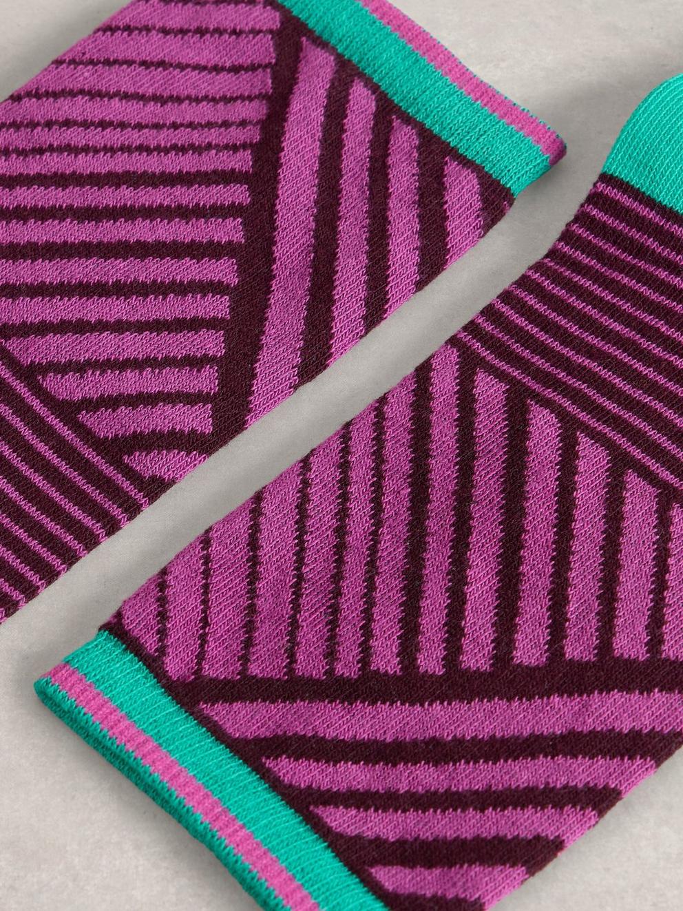 Pattern Ankle Sock