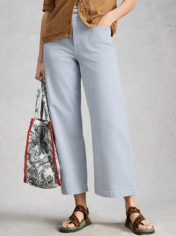 Crop Tia Wide Leg Jean