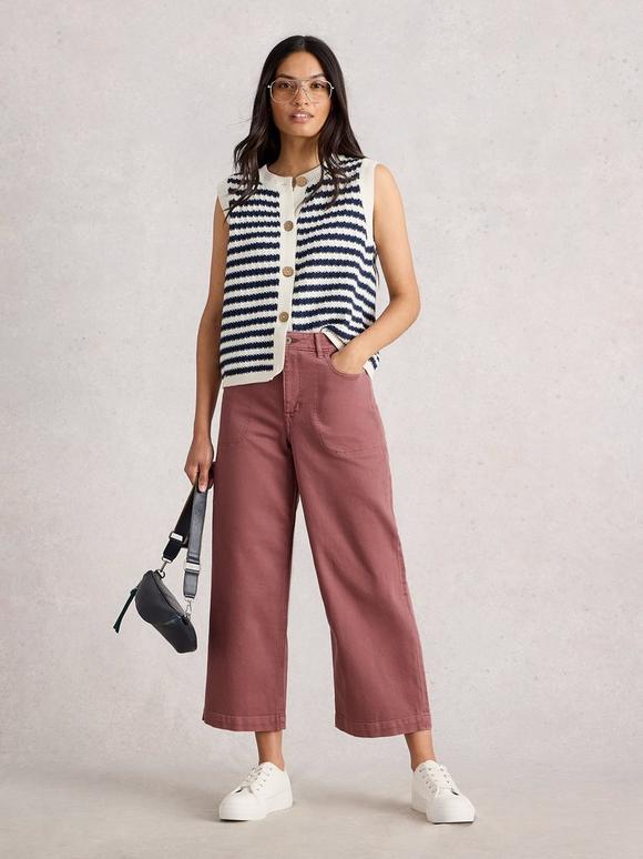 Crop Tia Wide Leg Jean