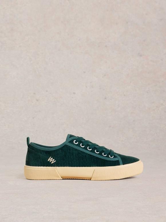 Pippa Cord Lace Up Trainer