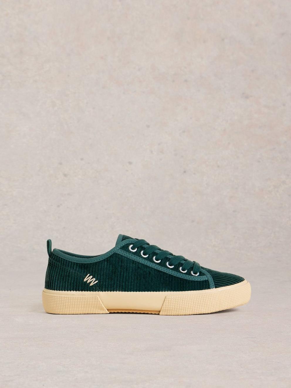 Pippa Cord Lace Up Trainer