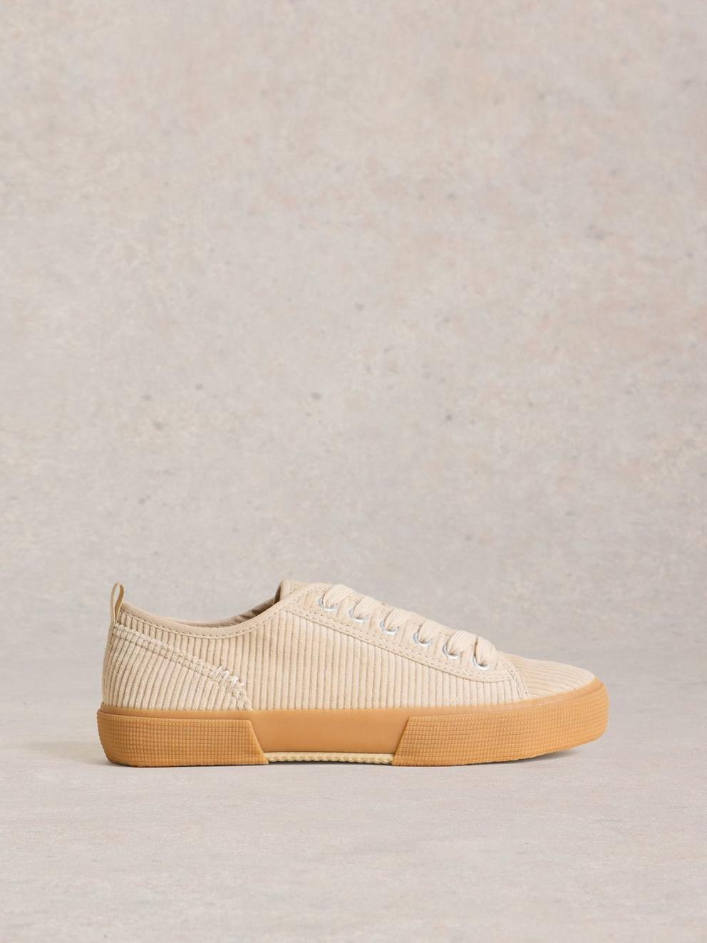 Pippa Cord Lace Up Trainer