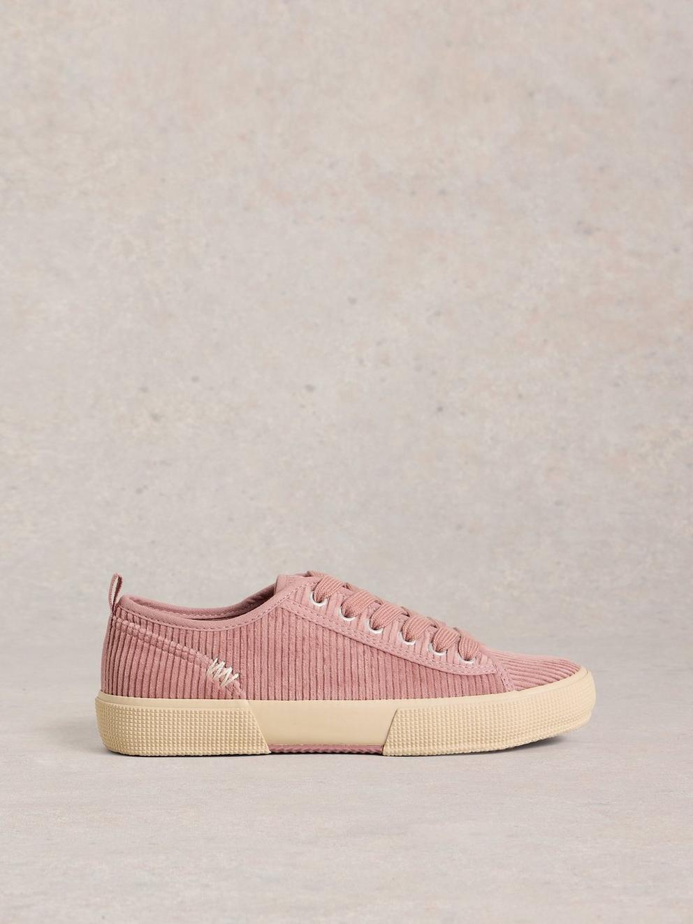 Pippa Cord Lace Up Trainer