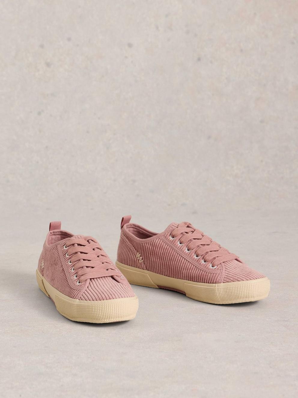 Pippa Cord Lace Up Trainer