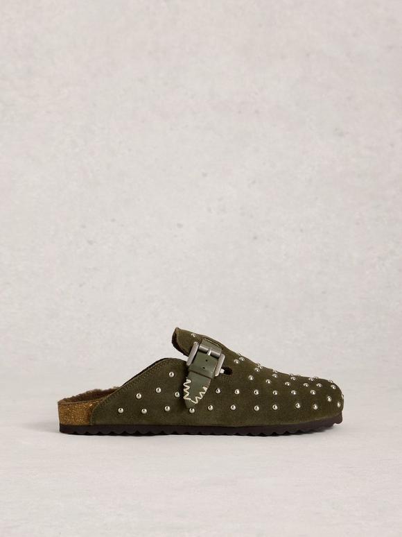 Myrtle Studded Slip On Footbed