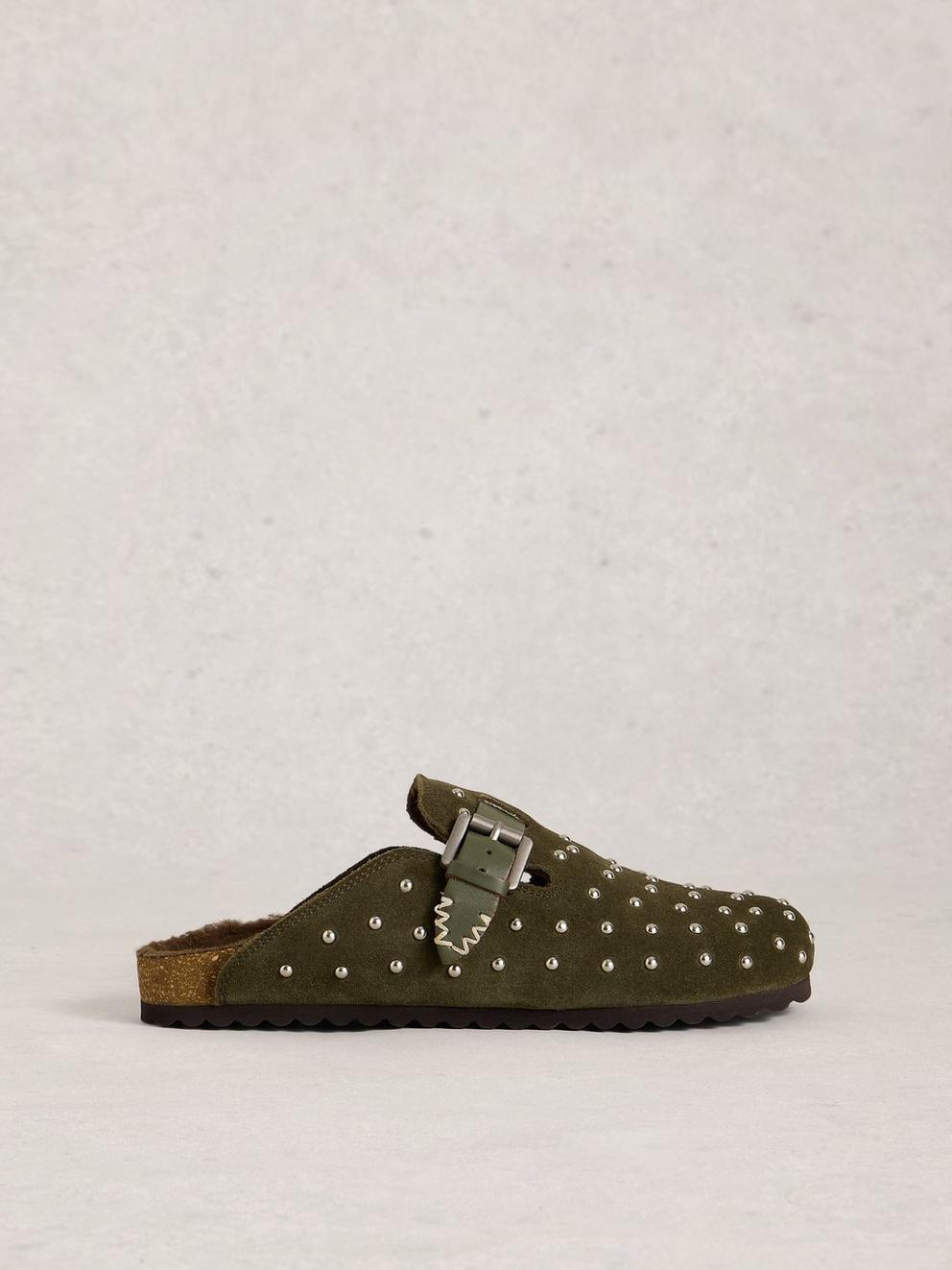 Myrtle Studded Slip On Footbed