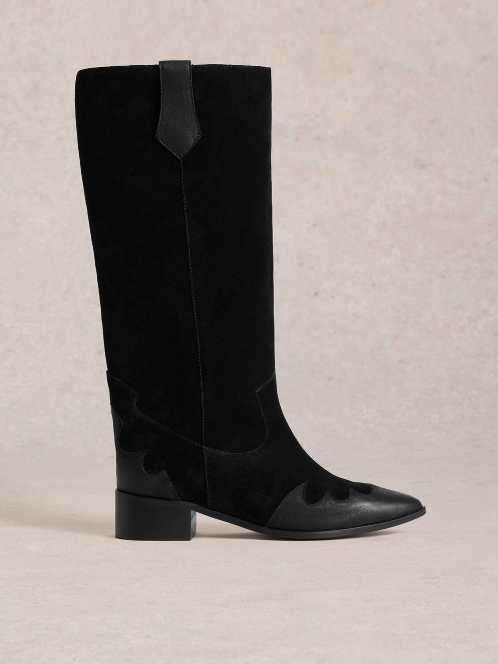Whitney Western Knee High Boot