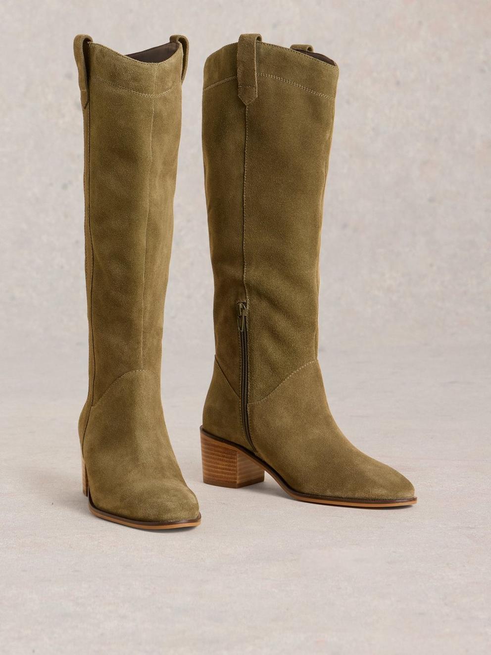Izzy Suede Knee High Boots
