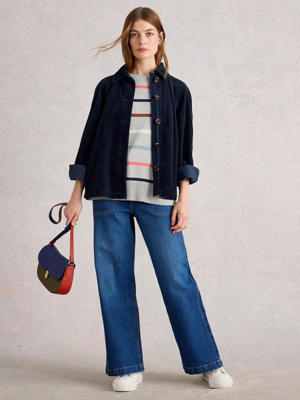 Eden Cord Collared Jacket