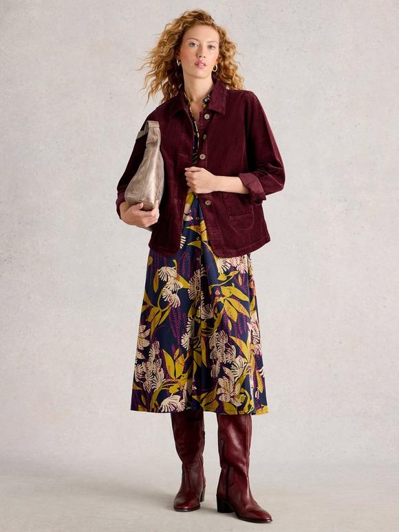Carrie Cord Long Sleeve Jacket