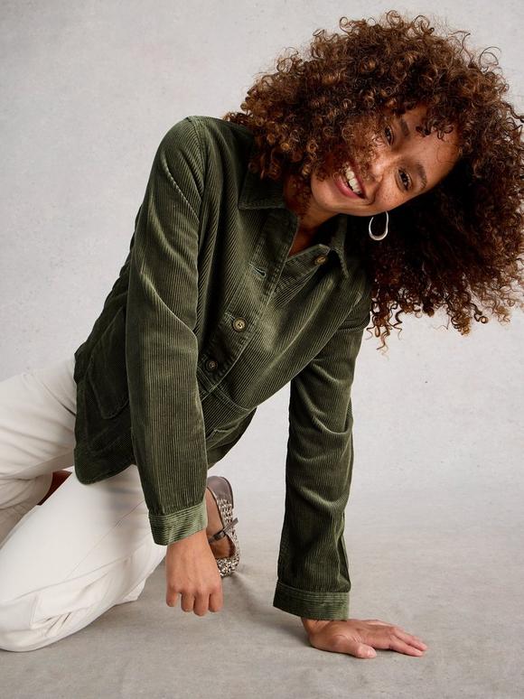 Carrie Cord Long Sleeve Jacket