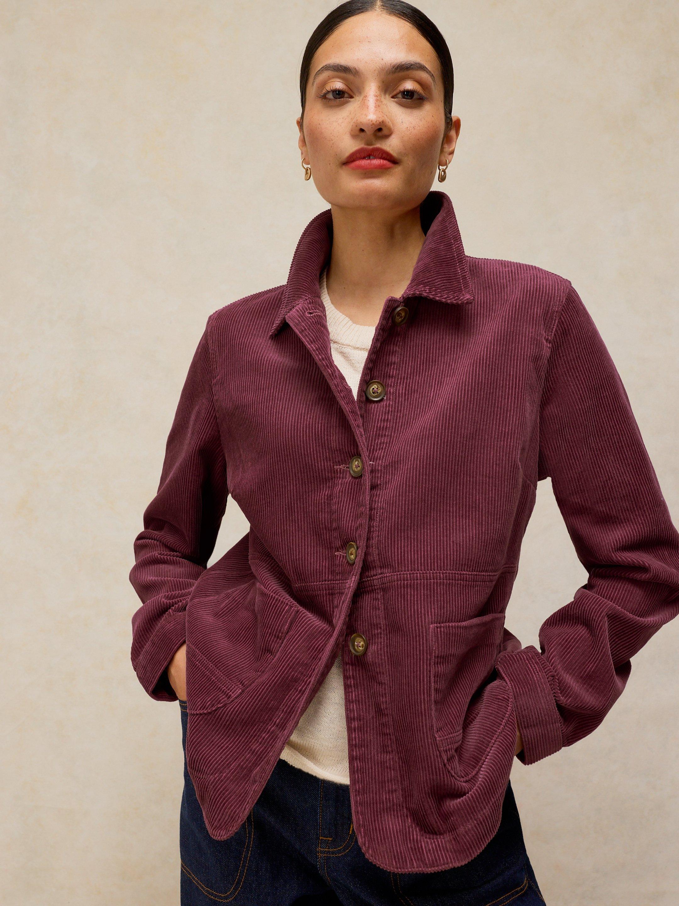 Carrie Cord Long Sleeve Jacket
