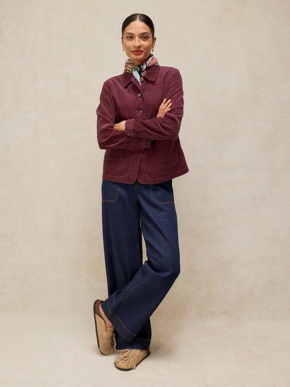 Carrie Cord Long Sleeve Jacket
