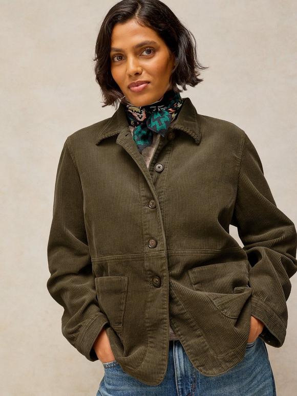 Carrie Cord Long Sleeve Jacket