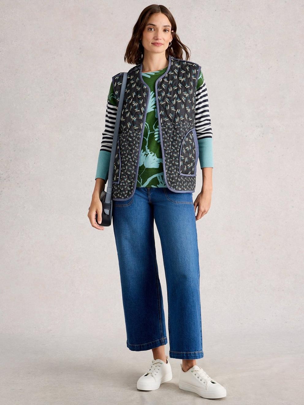 Carla Printed Gilet