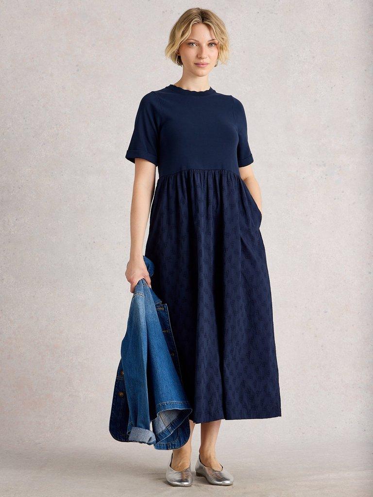 white stuff denim dress Leo Denim Dress in DK DENIM