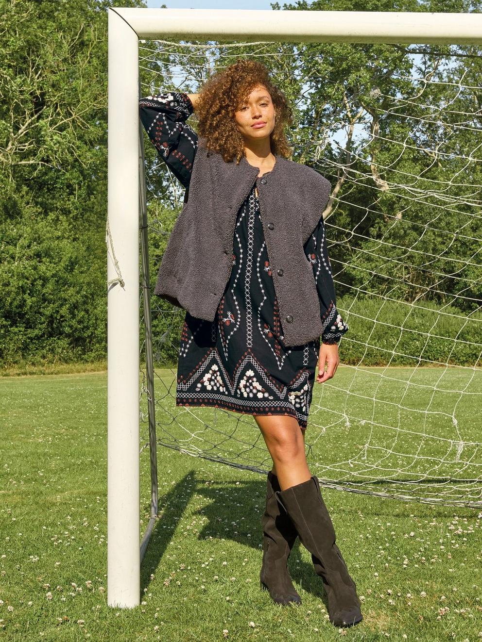 Aurora Embroidered Dress