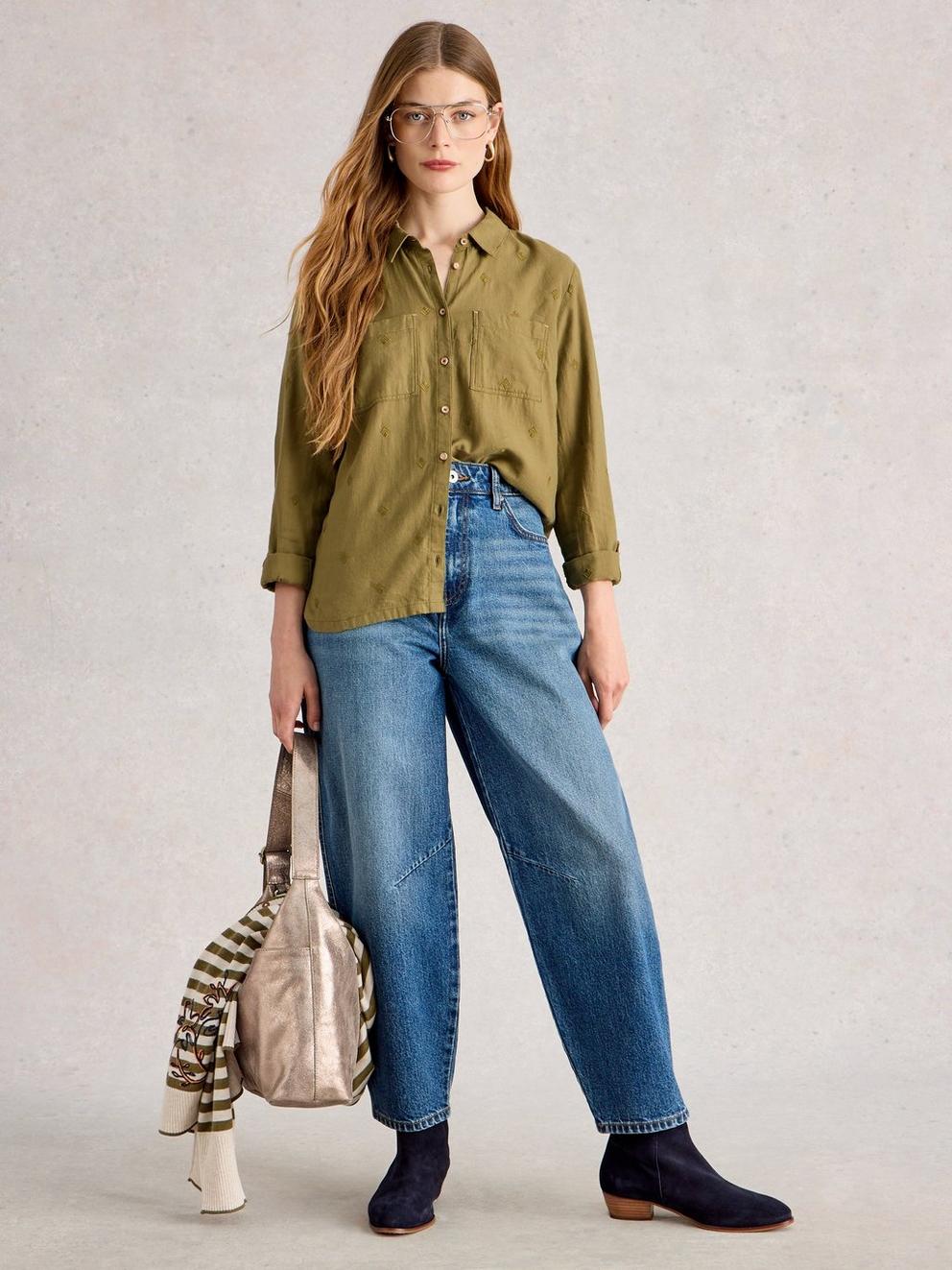 Sophie Long Sleeve Organic Cotton Shirt