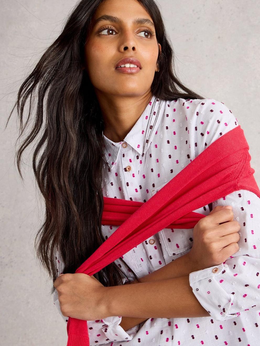 Sophie Long Sleeve Organic Cotton Shirt