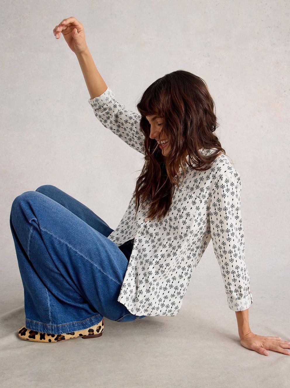 Sophie Long Sleeve Organic Cotton Shirt