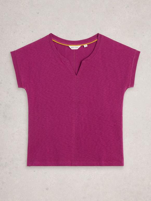 NELLY TEE NOTCH NECK